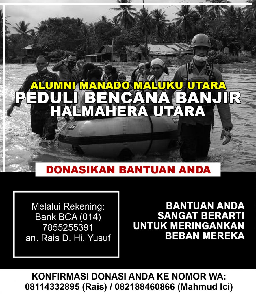 Alumni Manado Galang Dana Bencana Halut