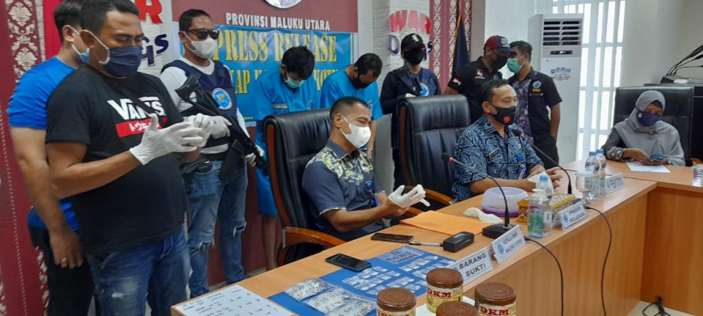 Lagi, BNNP Malut Bongkar Jaringan Narkoba di Lapas Antar Provinsi