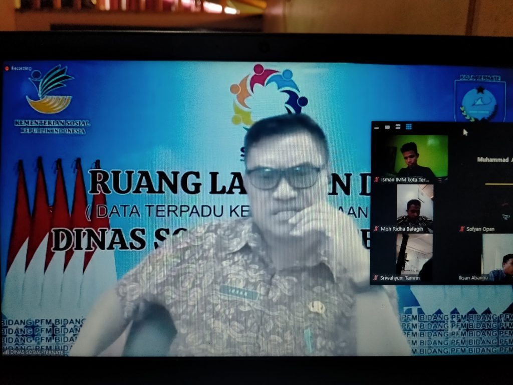 Gelar Webinar, KNPI Malut Bahas Penyaluran BST di Kota Ternate