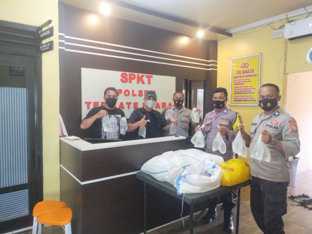 Ratusan Miras Tak Bertuan Diamankan Polsek Ternate Utara