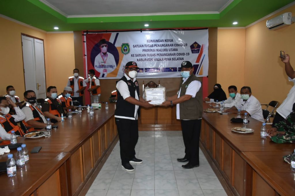 Satgas Covid Malut Akhiri Monev Tahap Pertama di Kabupaten Halsel