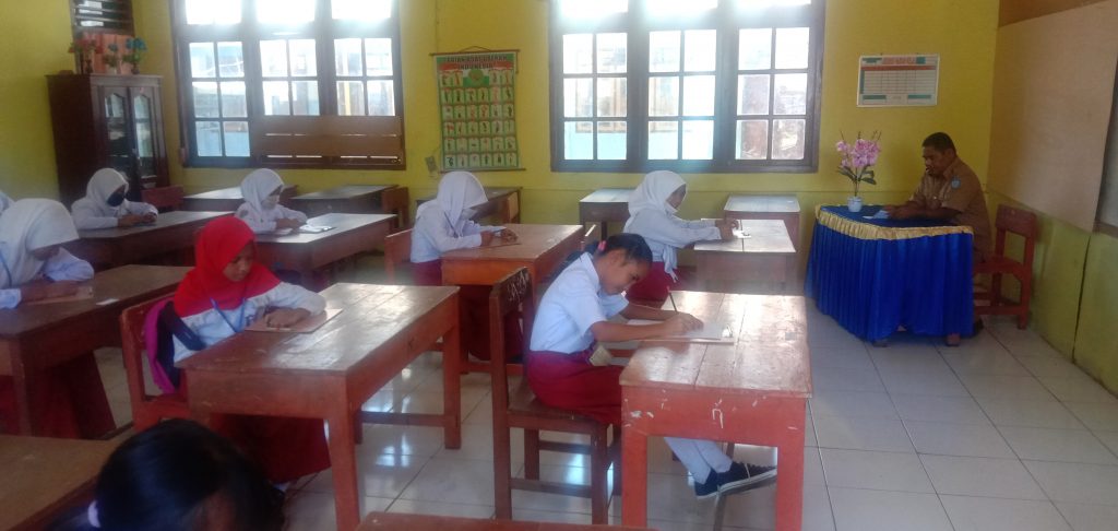 3972 Siswa SD di Halut Ikut Ujian Sekolah dengan Standar Prokes