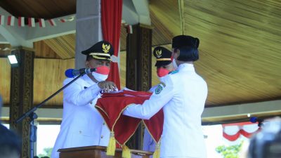 Perdana, Bupati James Uang Jadi Irup Peringatan HUT RI di Halbar