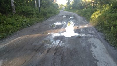 Dianggarkan 8,8 Miliar, Jalan Aspal Todoli-Tikong Sudah Rusak