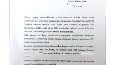 Praktisi Minta Penegak Hukum Selidiki Proposal Bantuan Biro Humas Pemprov Malut