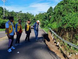 PUPR Malut Koordinasi Dengan BPJN Terkait Status Jalan yang Longsor