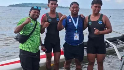 Atlet Dayung Malut Raih Medali Perunggu di Kejurnas