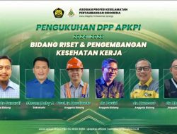 Manajer OHS NHM Dilantik Jadi Pengurus DPP APKPI Bidang Kesehatan Kerja Pertambangan