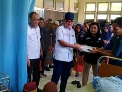 Paslon JUJUR Bagi Sembako di RSUD Jailolo, Panwascam Jadikan Temuan Dugaan Pelanggaran Pemilu 