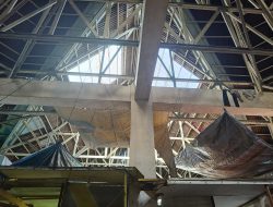 Memprihatinkan, Atap Pasar Higienis Ternate Bocor