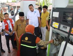 Wawali Ternate Tinjau Sejumlah SPBU, Pastikan Kualitas BBM Terjamin