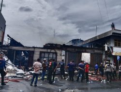 Dua Toko di Kelurahan Gamalama Ternate Ludes Terbakar