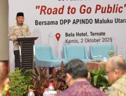 Wagub Malut Buka Seminar Road to Go Public