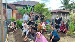 Kolaborasi Mahasiswa KKN Unkhair dan Kader PKK Kalumpang Manfaatkan Lahan Kosong untuk Sayuran