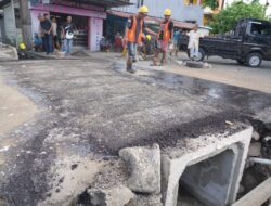 BPJN Malut Gerak Cepat Ganti Deuker Rusak di Kayu Merah, Jalan Kembali Aman