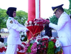 Paskibraka Tidore Sukses Tuntaskan Tugas, Penurunan Bendera Berlangsung Khidmat
